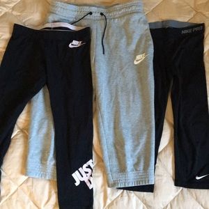 Nike Leggings and Jogger - 3 Pairs total